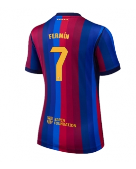 Billige Fotballdrakt Barcelona Fermin Lopez #7 Replika Hjemmedrakt Dame 2026-27 Kortermet Billige Fotballdrakt Barcelona Fermin Lopez #7 Replika Hjemmedrakt Dame 2026-27 Kortermet
